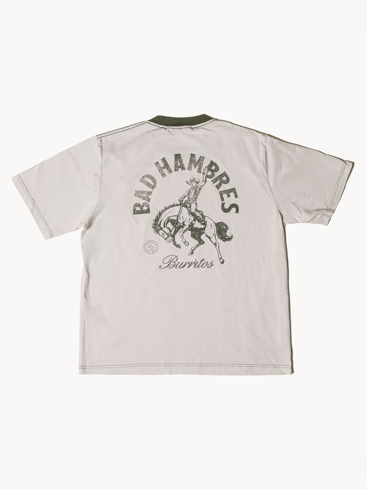 Bronco Oversized Contrast Collar Tee