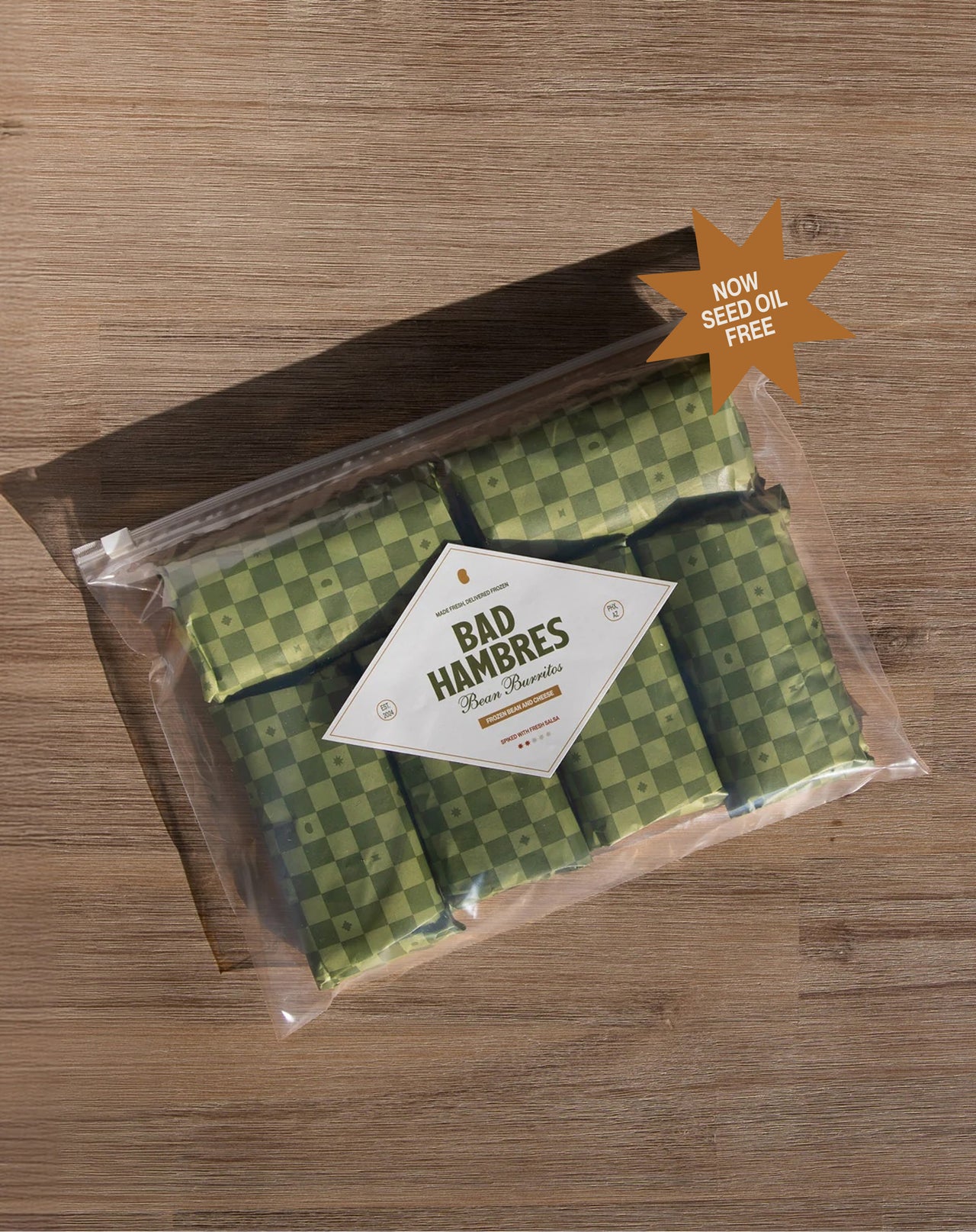 OG Frozen Bean and Cheese Burritos