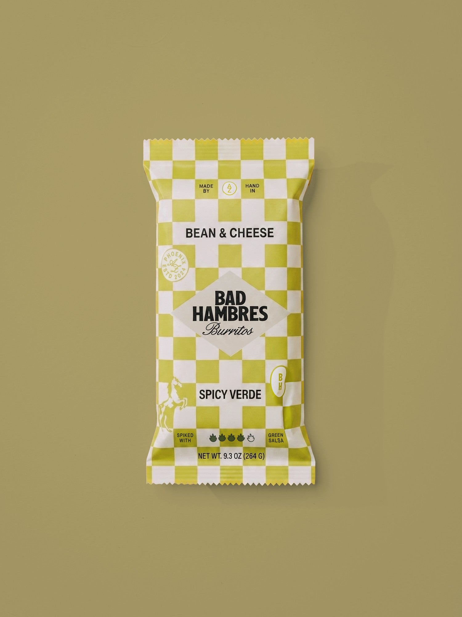 Spicy Verde Frozen Bean and Cheese Burrito